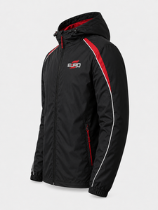 Men's Winter Hooded High Street Casual <b>Canvas</b> Windbreaker <b>Jacket</b>-100% Nylon Customizable Breathable & Waterproof Front Logo - Product Image 5