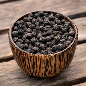 Semillas de Pimienta Negra de Origen Agrícola 500-550 GL, Pimienta Negra India Entera Natural Premium, Proveedor Mayorista de Exportación - Product Image 1