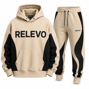 Survêtements amples pour hommes, tendance, respirants, vêtements d'automne, imprimés, sweat à capuche chaud, style sport, décontracté, deux pièces - Product Image 4