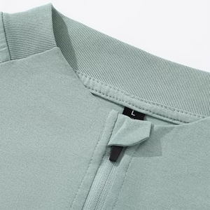 T-shirt Homme Demi-Zip Haute Qualité Coupe Droite Tissu Polyester Écologique Vêtement Décontracté Homme Adulte T-shirt 3/4 - Product Image 4