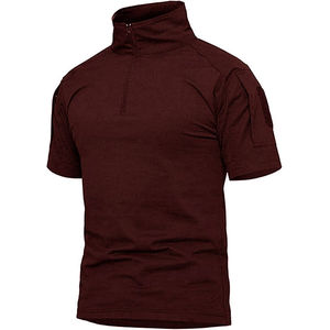 Chemises décontractées pour hommes à prix d'usine en gros – Qualité supérieure, vente chaude, séchage rapide, manches courtes, style uni, pour l'extérieur et le travail en hiver - Product Image 2