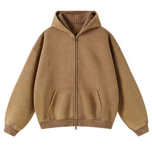 Sweat-shirt à capuche en molleton de coton pour homme, doux et chaud, à manches longues, style décontracté - Product Image 1