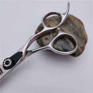 Ciseaux professionnels pour laisser des mèches de cheveux, en acier inoxydable, lame tranchante, 30 dents, pour droitiers, manche long, usage en salon - Product Image 3
