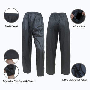 Ensemble de pluie haut de gamme pour homme, imperméable et coupe-vent, veste et pantalon, logo personnalisé, fabricant OEM ODM - Product Image 6