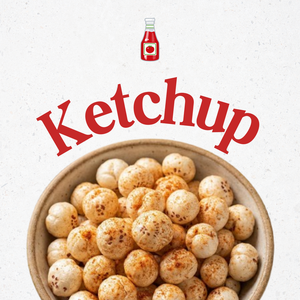 <b>Ketchup</b> Makhana (Fox Nuts) | Roasted Lotus Seeds Tomato Snack | Flavored Water Lily Seeds Bulk Supplier - Product Image 1