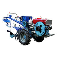 Motoculteurs portatifs miniatures 2 roues motrices, tracteurs diesel 8 CV, mini-tracteurs agricoles à deux roues