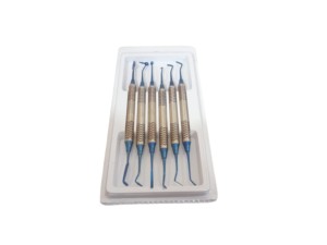 Juego de 6 Piezas de Instrumental Dental de Acero Inoxidable de Grado Quirúrgico, Clase I, Certificado CE, para Restauraciones Dentales, Uso Clínico - Product Image 4