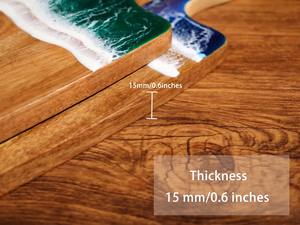 Plateau de service en bois Bismillah de qualité supérieure, idéal pour servir des desserts, des collations, des apéritifs, dans les hôtels et les restaurants. - Product Image 5