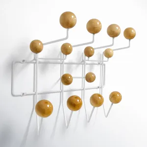 Heavy Duty Industrial Handmade Clothing <b>Rack</b> for Retail Garment Store DisplaySingle Tier Iron <b>Storage</b> Basket <b>Wall</b>-Mounted - Product Image 4