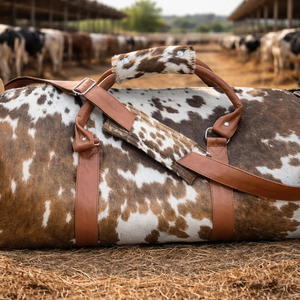 Nueva Llegada Kaplan International Bolsa de Viaje de Fin de Semana de Lujo para Exteriores, Impermeable, de Cuero Genuino, Gran Capacidad, Ligera - Product Image 1