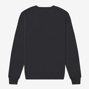 High Quality 100% Cotton French Terry <b>Sweatshirts</b> Crewneck High Quality Custom Printing Black <b>Sweatshirt</b> - Product Image 1