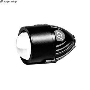 Nuevo Faro Delantero LED Universal AJ, Proyector Brillante de 35W, Luz Alta/Baja, Lente Ojo de Pez, para Motocicleta, con DRL, Calidad Taiwanesa - Product Image 3