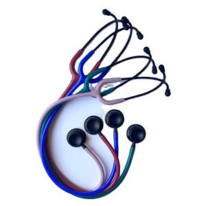 Estetoscopio Manual de acero inoxidable de doble cabeza para adultos de la serie Deluxe para uso en cardiología infantil/pediátrica 99% precisión acústica - Product Image 1