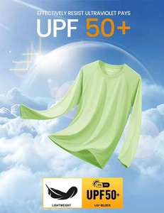 Camisetas de Pesca de Manga Larga con Logotipo Personalizado OEM UPF 50+, Transpirables, de Secado Rápido, Sublimadas, Anti-UV, Impermeables para Adultos, 100% Poliéster - Product Image 3