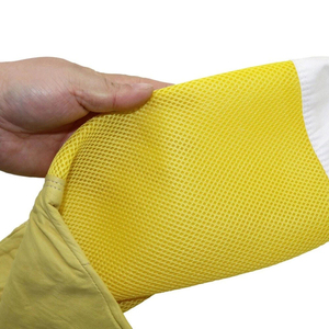 Bee Keeping <b>Gloves</b> Premium Apiary Safety <b>Gloves</b> Leather Palm <b>Long</b> Sleeve Sting Resistant Design OEM Bulk - Product Image 5
