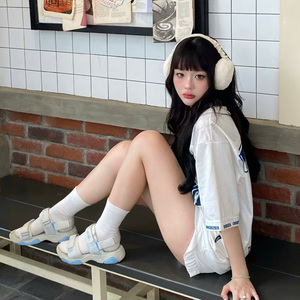 Sandales à brides croisées confortables, style bout ouvert, brides élastiques, bride de talon amovible, tige en nylon légère et tendance - Product Image 6