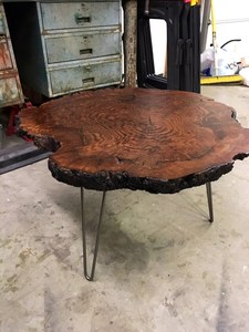 Heritage Redwood <b>Coffee</b> <b>Table</b> Ancient Tree Slice <b>Table</b> Redwood Burl <b>Coffee</b> <b>Table</b> Rustic Redwood Slab <b>Table</b> Forest Legacy <b>Coffee</b> - Product Image 3
