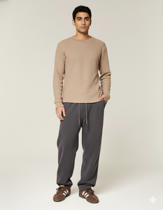 <b>Men</b> Sweatpants Casual Jogger Pants Cotton Fleece Drawstring <b>Trousers</b> <b>Elastic</b> Waist Comfortable Lounge Sportswear Gym Training - Product Image 2