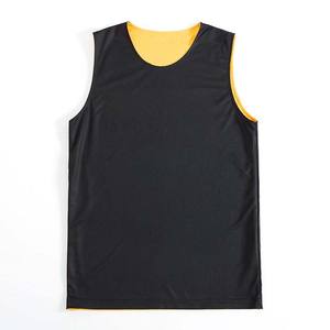 Ropa Deportiva Transpirable Informal con Estampado Digital Sólido, Camisetas de Baloncesto Unisex de Spandex/Poliéster con Cuello Redondo para Adultos, Color Negro - Product Image 1