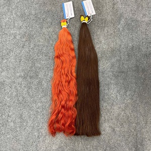 Cheveux vietnamiens épais en vrac en stock, 24 pouces, ondulés naturels et lisses naturels, disponibles en stock maintenant, prêts à être expédiés - Product Image 1
