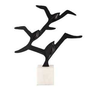 Trendy Sculpture Modern Artistic Tabletop Decor <b>Figure</b> Shape Handmade Aluminium Eco-Friendly Durable Jaffs Exports Living Room - Product Image 2