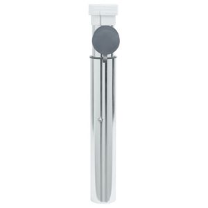 Base parasole interrata per 1.6 "-2" In alluminio argento palo ombrelloni e basi - Product Image 3