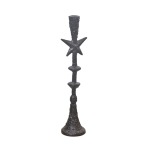 Candelabro de Metal de Aluminio Fundido, Portavelas Decorativo, Candelabros Dorados Martillados, Centros de Mesa - Product Image 3