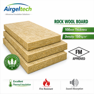 Panneau <span class=keywords><strong>de</strong></span> <span class=keywords><strong>laine</strong></span> <span class=keywords><strong>de</strong></span> roche <span class=keywords><strong>150</strong></span> kg/m³ 100 <span class=keywords><strong>mm</strong></span> - Isolation <span class=keywords><strong>de</strong></span> qualité Fusion pour la recherche nucléaire et les installations en environnements extrêmes - Product Image 1