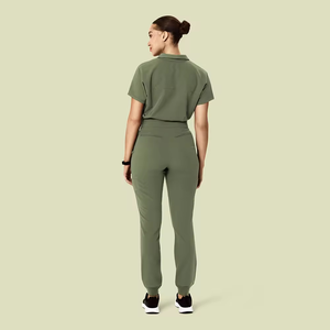 Uniforme y Traje de Enfermería de Poliéster Tejido de Secado Rápido para Enfermeras, Doctores, Personal de Farmacia y Trabajadores de Salones de Belleza - Product Image 5
