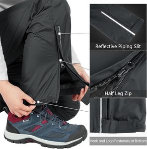 Pantalones de Esquí Impermeables para Mujer, Cintura Elástica, Color Gris Oscuro, Poliéster, Pantalones para Nieve al Aire Libre - Product Image 4