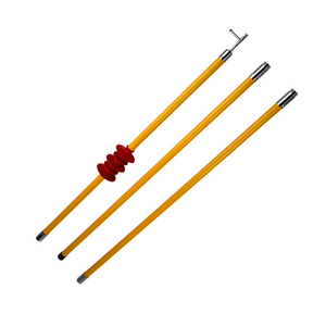 ไม้ค้ำฉนวนไฟฟ้าแรงสูงแบบยืดหดได้ 10kv FRP แบบ 3 ท่อน ยาว 4 เมตร พร้อมคันโยก 35kv - Product Image 5