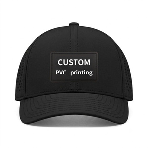 หมวกเบสบอล 5 แผง ปีกโค้ง โลโก้ PVC ยาง แบบกำหนดเอง ขายส่ง สำหรับผู้ชายและผู้หญิง ผลิตจากเวียดนาม - Product Image 1