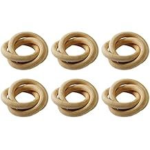 Elegante Juego de Servilleteros de Madera, Accesorios Decorativos Hechos a Mano para Mesas de Comedor, Bodas y Hostelería - Product Image 3