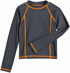 Rashguard BJJ MMA Garçon Manches Longues Compression Séchage Rapide UPF50+ Étanche Spandex Anti-Déchirure pour No-Gi Grappling Sparring - Product Image 4