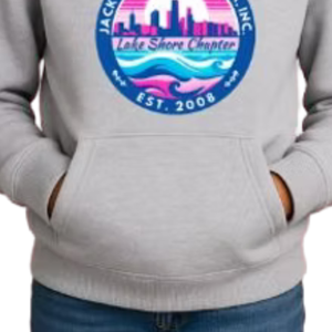 Sweat à capuche graphique Heather Grey pour filles, pull décontracté à manches longues, streetwear quotidien, vêtement confortable pour un style de vie actif - Product Image 3