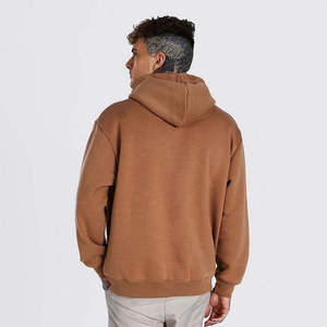 Custom Wholesale Heavyweight Cotton Oversized Men's Hoodie <b>Plain</b> Streetwear Pullover Drop Shoulder Unisex Blank <b>Hoodies</b> - Product Image 2