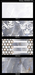 Carreaux de mur en céramique brillant numérique 300x600mm 12x24 Carreaux émaillés en porcelaine de meilleure qualité à bas prix de l'usine chinoise - Product Image 3