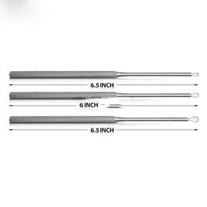 Stainless Steel Ear Wax <b>Removal</b> Tool Set Reusable Ear Cleaning Kit - Product Image 4