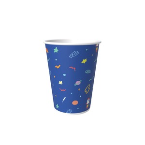 Vaso de Papel Desechable Personalizado de 8oz, de Pared Simple, Grado Alimenticio, Reciclable, con Recubrimiento de PE para Café, Marca Riiqi, Taiwán - Product Image 2