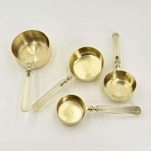 Juego de Cucharas Medidoras de Café Ecológicas, Cuchara Medidora de Acero Inoxidable con Mango de Resina, Cuchara Medidora a Prueba de Fugas para Uso Doméstico - Product Image 3