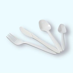 Ensemble de couverts réutilisables écologiques en plastique PP pour la restauration rapide, personnalisable OEM/ODM, emballage sur mesure, vente en gros - Product Image 1