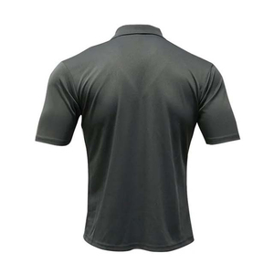 Camiseta de Manga Corta para Hombre, Color Sólido, Algodón, con Logotipo Estampado en la Parte Delantera, Informal, Transpirable, Tejido de Punto, 100g, Diseño Liso Teñido - Product Image 3