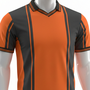 Super Quality Breathable Soccer Sublimation for <b>Shirt</b> Short Sleeve Flat Knit Collar Armband 100% <b>Polyester</b> Jacquard 180 Grams - Product Image 6
