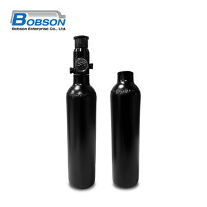 ถังอลูมิเนียมแรงดันสูง4500psi 260cc ทนทานสำหรับแก๊สอัดมาร์กเกอร์เพนท์บอลแบบมืออาชีพ - Product Image 1