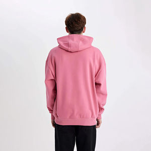 Sudadera con Capucha Extra Grande para Hombre, Estilo Casual Urbano, Invierno, Térmica, Transpirable, con Logotipo Bordado, Felpa Francesa, 100% Algodón - Product Image 5