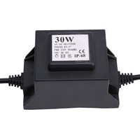 Transformateur d'éclairage de Type connecté à cordon 12V 1,25 a 15W étanche
