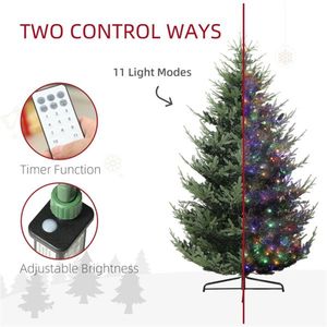 Albero di Natale Artificiale Realistico 9 Piedi (270 cm) con Supporto in Metallo, PVC Pieghevole, Decorato, Lussuoso, Tipo Pino - Product Image 5