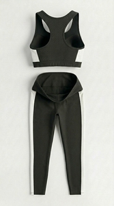 Ensemble de yoga 2 pièces pour femmes, vêtements de sport, tenue de fitness, vêtements de yoga respirants et extensibles, vêtements de sport, ensemble d'entraînement - Product Image 5
