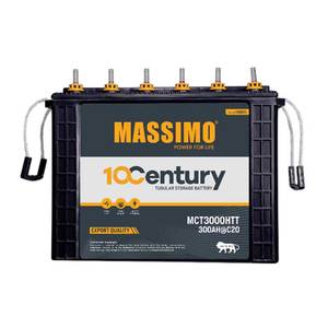 Batería de Plomo-Ácido MASSIMO de 300Ah y 12V, Tubular Alta, con Certificación ISO, de la Más Alta Calidad, para Compradores al por Mayor - Product Image 1
