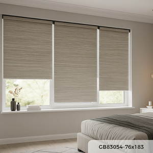 Persianas de Diseño Maderoso Marrón Oscuro GB83054 76x183cm, Superventas en Malasia, para Hogar y Oficina, OEM B2B, Mejor Proveedor, Garantía de Calidad - Product Image 1